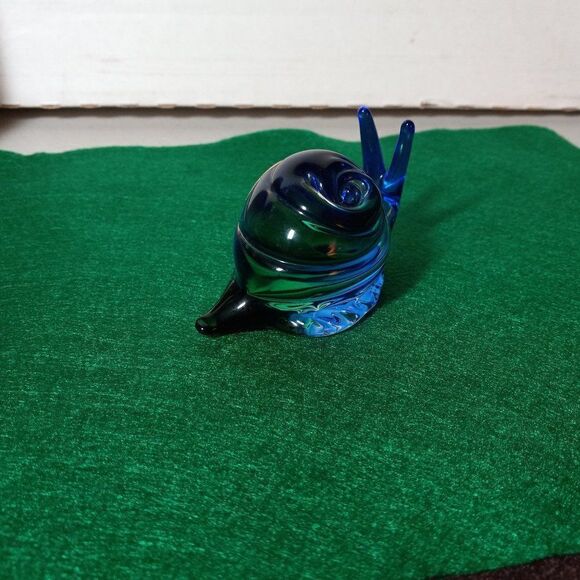 Vintage Snail with Attitude Archimede Seguso, Murano Blown Glass Snail - Picture 10 of 10
